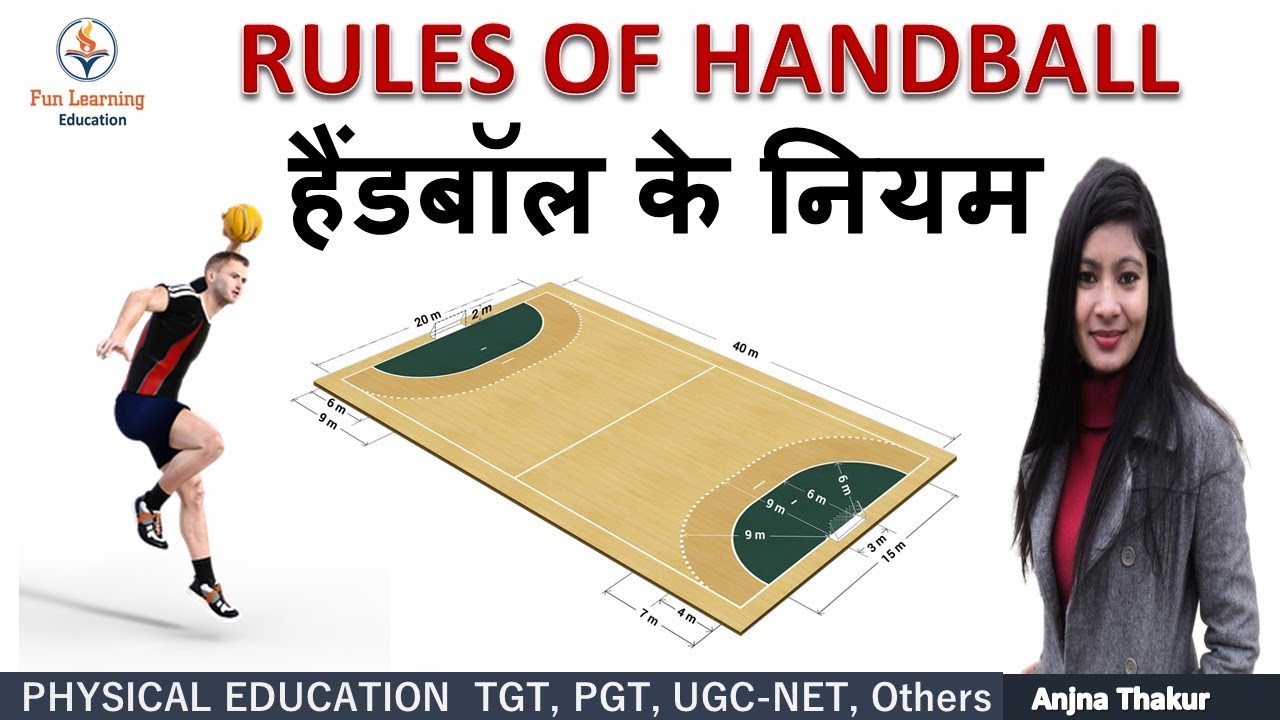Rules of Handball in Hindi History of Handball Handball court