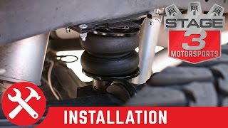 F250 & F350 4WD Air Lift LoadLifter 5000 Ultimate Rear Air Spring Kit Install