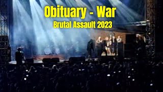 Obituary, War, Live at Brutal Assault 2023