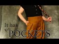 Sewing a Pair of Vintage Trousers: Pockets and Zippers