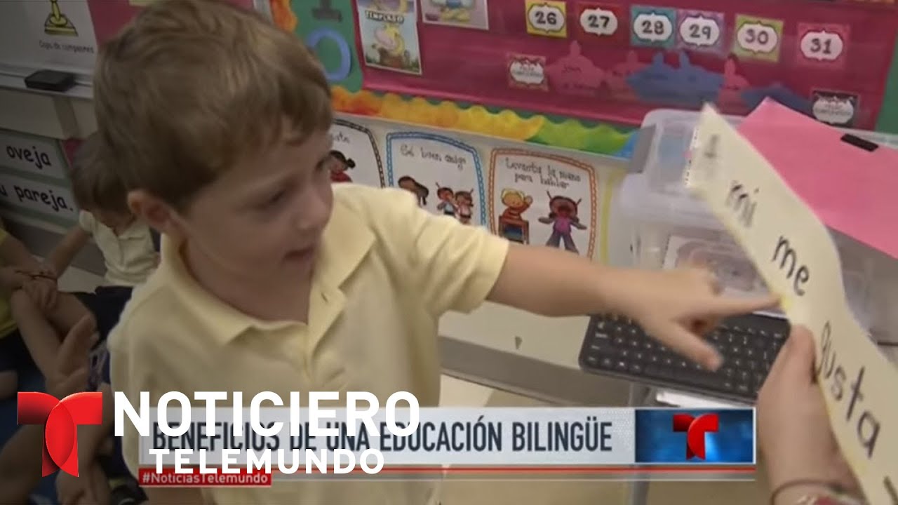 Niños en EEUU, son bilingües y mejores | Noticiero | Noticias Telemundo