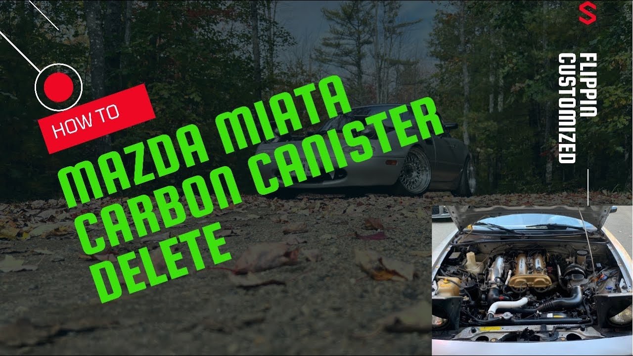 1990 Mazda Miata Easy Charcoal Canister Delete YouTube