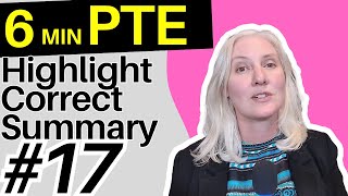 PTE 17: Find the ONE true correct answer!  | Highlight Correct Summary