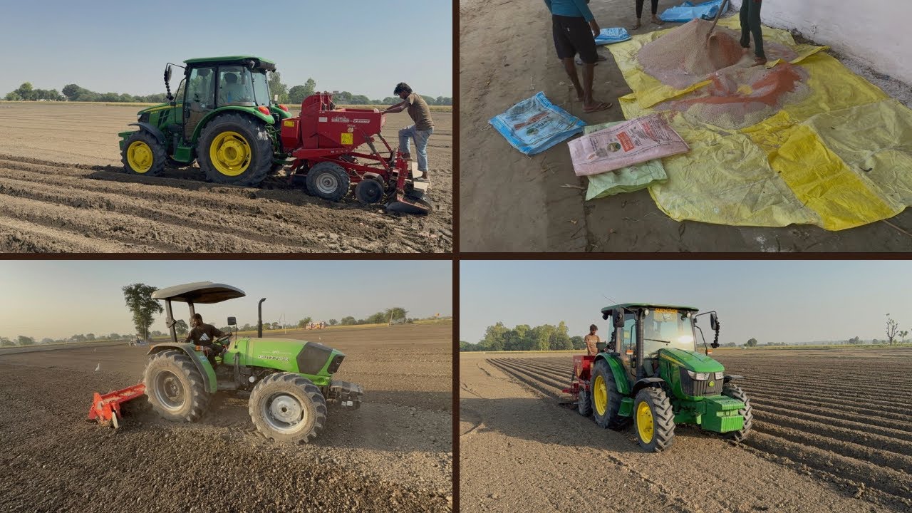 ਅੱਜ ਵਾਹਿਗੁਰੂ ਜੀ ਦੀ ਕਿਰਪਾ ਨਾਲ ਬਿਜਾਈ ਸੁਰੂ ਕਰਤੀ ਆਲੂ ਦੀ ਦੇਖਲੋ ਕੀ ਕੀ ਪਾਇਆ 