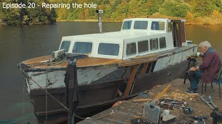 Episode 20  Restoring 81 year old 40' Wooden Boat into a liveaboard ⚓