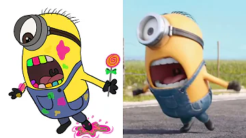 Funny Minions Drawing Meme | Dance Monkey Song | Tones and I