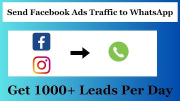 How to get Leads on WhatsApp Using Facebook Ads | Send Meta Ads Traffic to WhatsApp