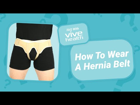 Video: Male Groin Hernia Bandage: How To Choose And Wear