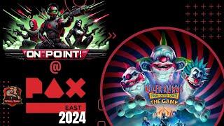 Killer Klowns From Outer Space: Gameplay, Dev Interview, and a SURPRISE - OnPoint!4Gamers @ PAX 2024