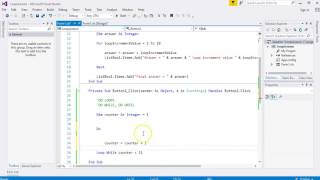 Visual Basic NET for Beginners - Lesson Ten