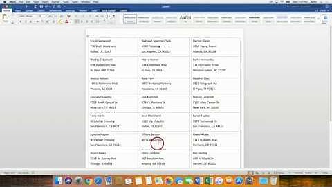 How to do a Mail Merge in Microsoft® Word for Mac® 2016