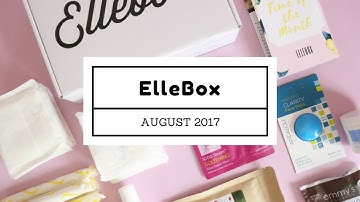 ElleBox Subscription Box Unboxing August 2017