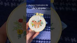Hobby Lobby Finds: Beginner-Friendly Floral Bow Mini Embroidery Kit