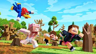 LOKI MUST SURVIVE WOODY WOODPECKER.EXE in MINECRAFT!