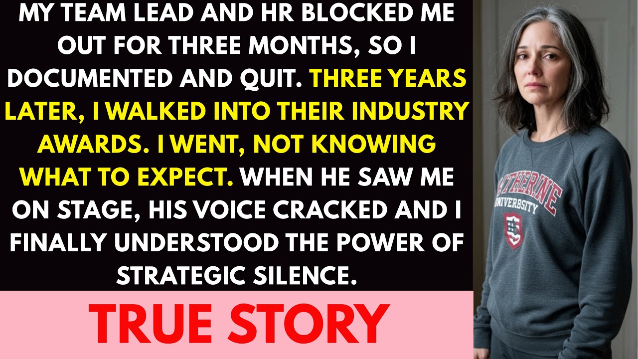 My Team Lead & HR Erased Me From Meetings—3 Years Later I Walked Onto Their Awards...