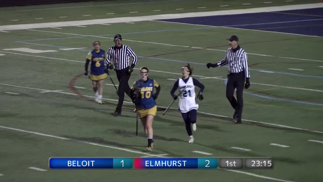 20180228 Elmhurst College Womens LaCrosse vs Beloit College YouTube
