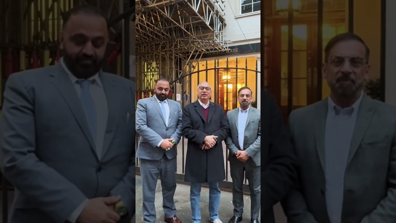 Outside avenfield house London