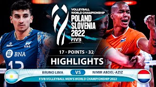 Bruno Lima vs Nimir Abdel-Aziz | Argentina vs Netherlands | Highlights | World Championship 2022