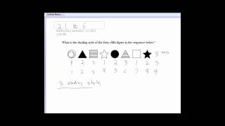 Geometry 2.1 question #6  (inductive reasoning with patterns)