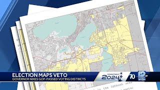 Gov. Tony Evers vetoes GOP legislative maps