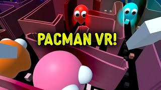 Pacman VR Oculus Quest 2 Gameplay - Outdoor Pacman VR Review screenshot 3