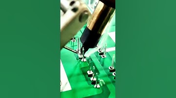 machine controlled automatic soldering iron. #automaticsolderingiron #satisfying