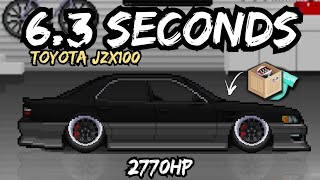 Pixel Car Racer - Toyota Jzx100 (6.3seconds) VIP STYLE screenshot 5