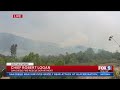 Weather conditions during the Sorrento Valley fire