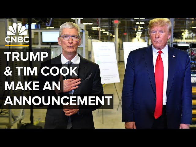LIVE: President Donald Trump and Apple CEO Tim Cook at the White House — 8/6/2025