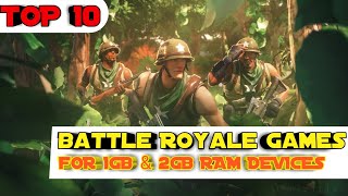 TOP 10 BATTLE ROYALE GAME FOR 1GB AND 2GB RAM DEVICES #bgmi #freefire screenshot 4