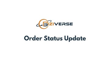 Order Status Update - Quick Tutorial - Biziverse CRM Training