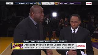 Magic Johnson Accidentally says Russell “Westbrick” During Live ESPN Interview