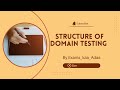 #software testing methodologies #stm #topic -14#structure of domain testing #jntuhyderabad #cse