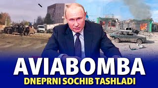 Rossiya Aviabombalari Dneprni Sochib Tashladi