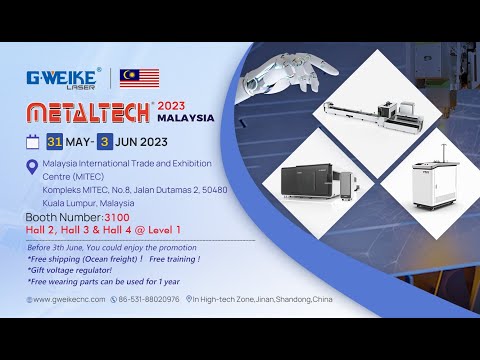 METALTECH Malasia 2023 | Exhibición GWEIKE Laser