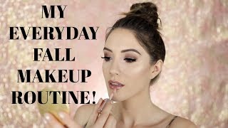 MY EVERYDAY FALL MAKEUP ROUTINE (MY GO-TO BRONZE SMOKEY EYE) Day 15 | Blair Fowler