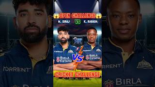 Mohammed Siraj 🆚 Kagiso Rabada😱 Bowled Out Challenge🔥💪।। #realcricket #cricket @Cricketchallang