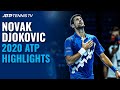 Novak Djokovic: 2020 ATP Highlight Reel!