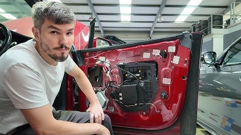 Replacing the the window regulator on a Tesla Model X