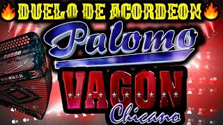 🔥 DUELO DE ACORDEON 🔥 -PALOMO - VAGON CHICANO