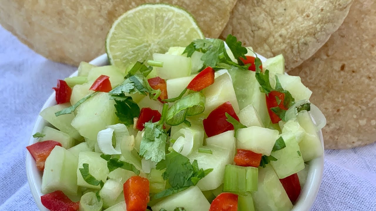 Chunky cucumber salsa