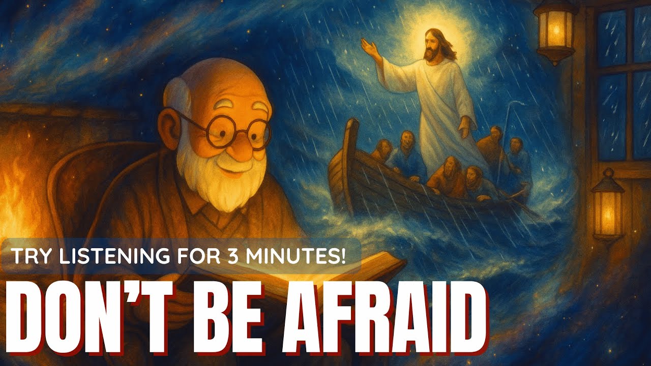 Fall ASLEEP to Jesus Calming the Storm  | Rest in God’s Perfect Peace, Clear ANXIETY, Bible Sleep
