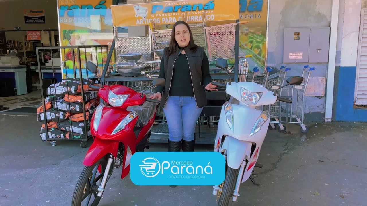 Supermercado Paraná vai sortear duas motos 0km
