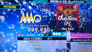 (DDR A20+) Our Soul (CSP-15) re-PFC 999,890 (+12)!!!