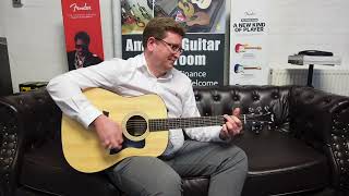 Taylor 110e Dreadnought Acoustic Guitar Demonstration With James - Rimmers Music