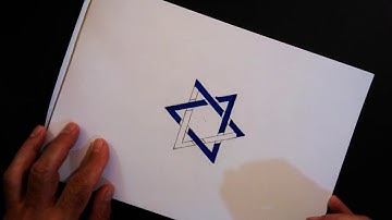 How to Draw Step by Step a Six-Pointed Star l The Star of David - Drawing for Kids