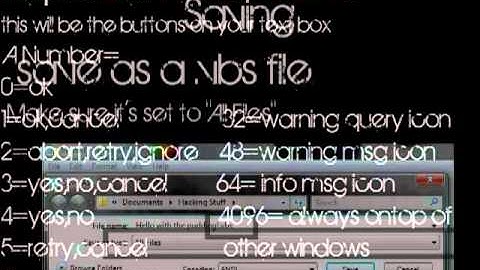 How to: Make a message box using notepad|Guide to make a popup box