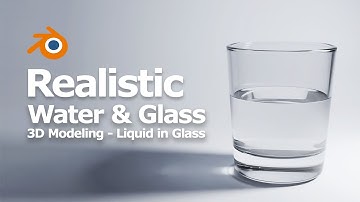 How to make Realistic Water in Glass | Liquid in Glass | Blender