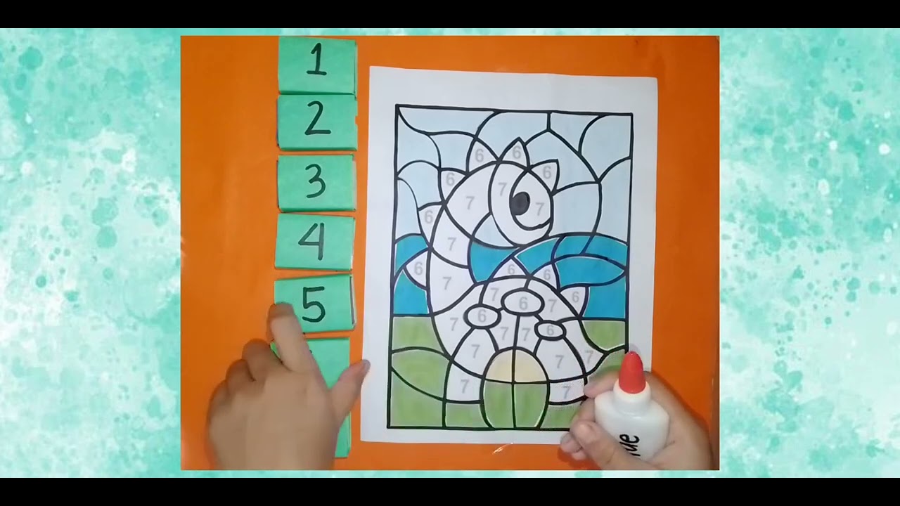 Coloring Using Colored Paper creative coloring using colored paper | peak a art #coloring #art # ...