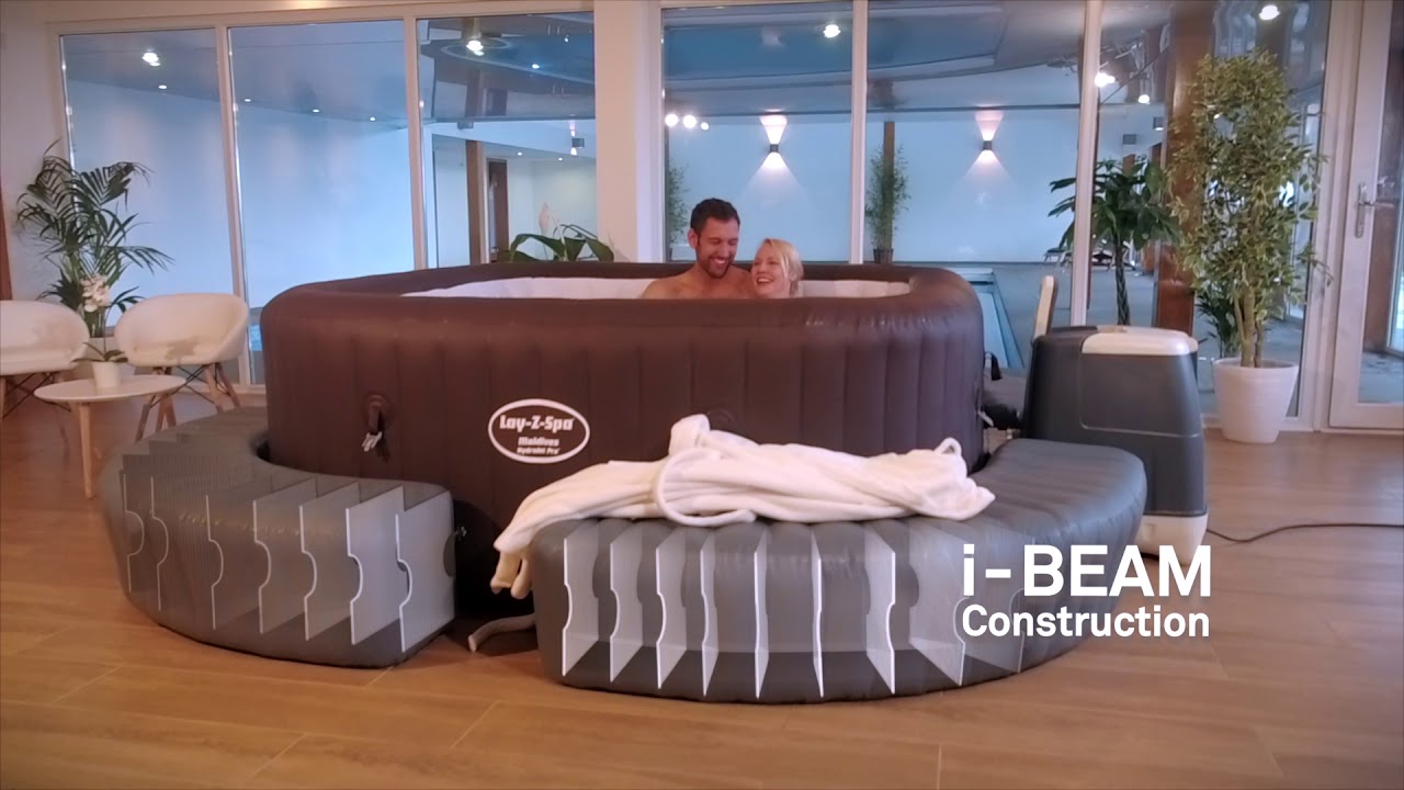LayZSpa Xtras Asiento para rodear tu Spa inflable (cuadrado) YouTube